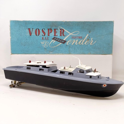 227 - A Vosper RAF tender model, boxed