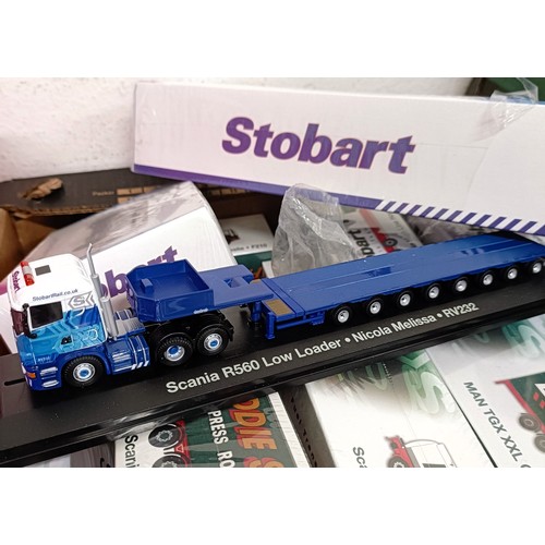 206 - Assorted Eddie Stobart lorries, all boxed (box)