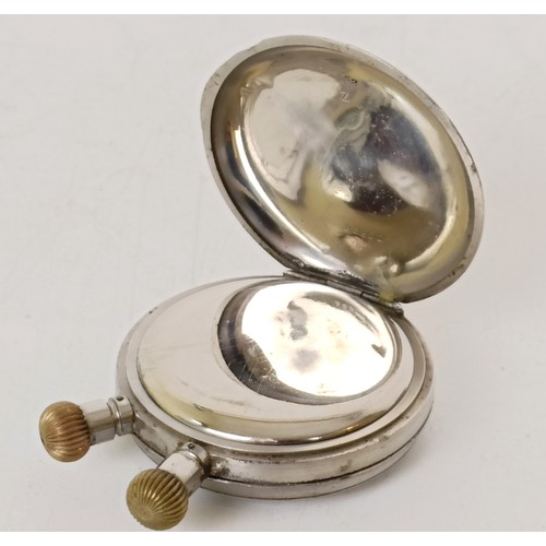 826 - A silver plated pocket watch, other watches and clocks