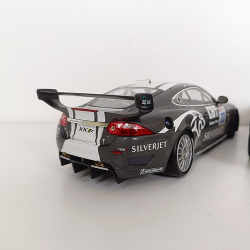 232 - A Minichamps 1:18 model of a Jaguar XKR GT3, and five other models of Jaguars (6)