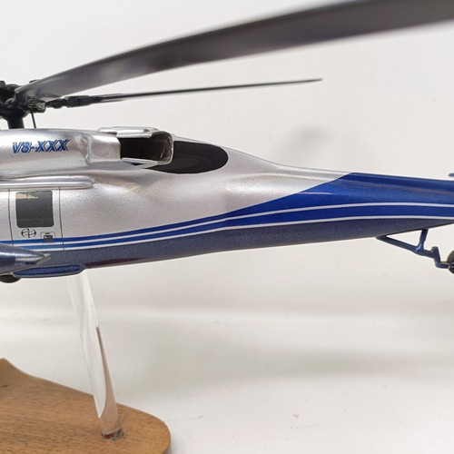 240 - A model of a Sikorsky S70-29 helicopter, 40 cm wide