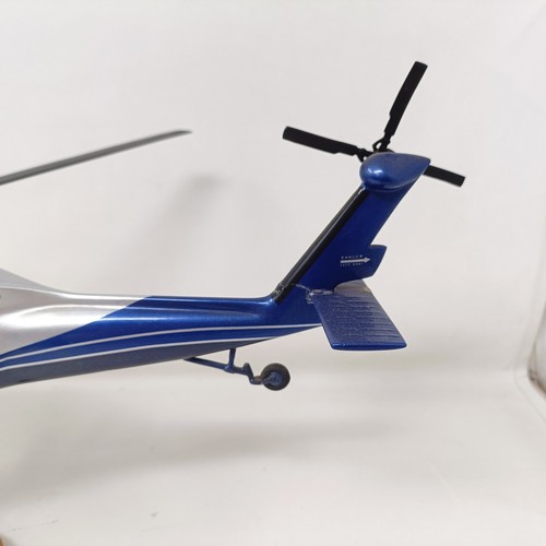 240 - A model of a Sikorsky S70-29 helicopter, 40 cm wide