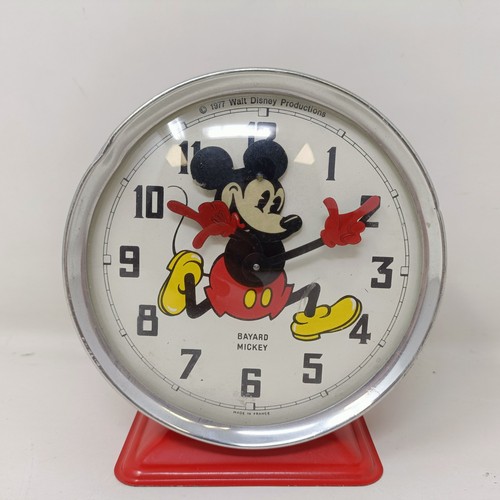 243 - A vintage Mickey Mouse alarm clock