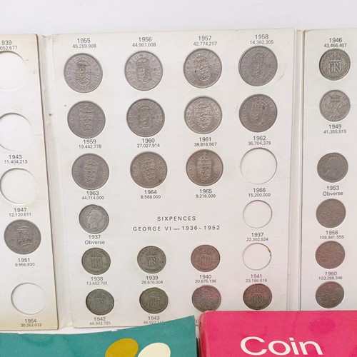 268 - Assorted coins, a marble and other items