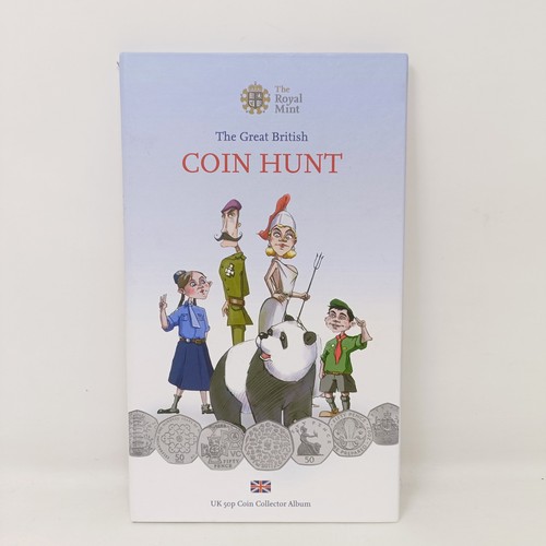 277 - A Kew Gardens 50p coin, 2009, and other 50p coins, in a Royal Mint collector album