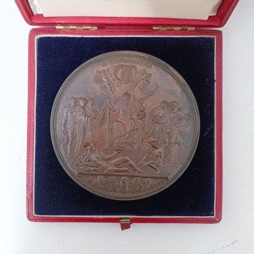 278 - A Queen Victoria Jubilee Medal, 1887, 8 cm diameter, boxed