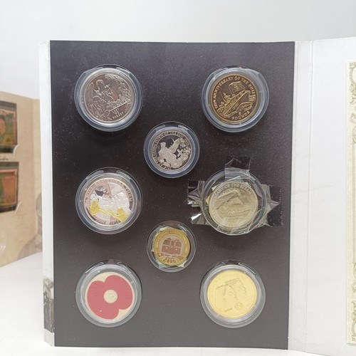 281 - Assorted coins and gold banknotes