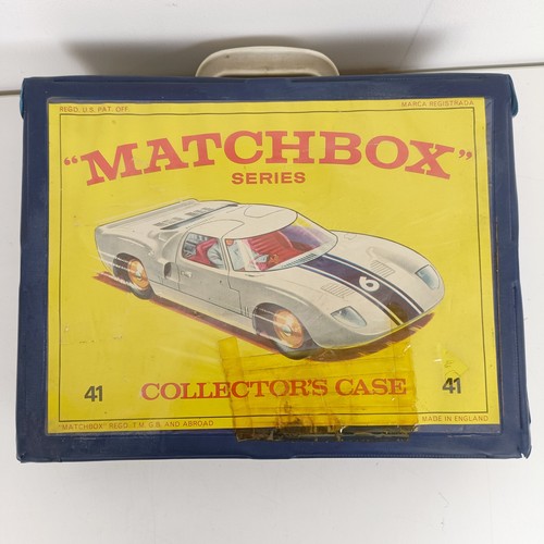 248 - Assorted play worn toy cars, to include Matchbox, Corgi and a Corgi Rocket racetrack