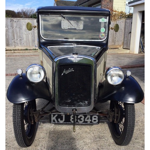 53 - ***Regretfully Withdrawn***<br />1932 Austin 7 RN Deluxe<br />Registration number KJ 8348<br />Chass...
