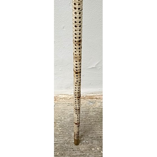 758 - A late 19th/early 20th century fish vertebrae walking stick, 88 cm Provenance: Part of a single owne... 