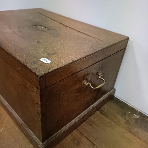 819 - A canteen of cutlery, in an oak case, with a four piece tea service