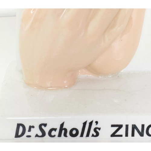 13 - A Royal Doulton Dr Scholl's Zino Pads shop display, 22 cm wide