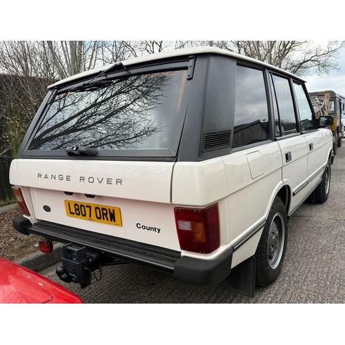 1993 Range Rover Vogue 3.9 AutoRegistration number L807 ORWWhiteApprox ...