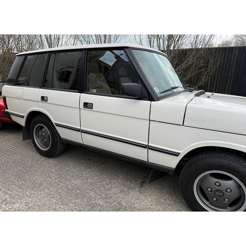 1993 Range Rover Vogue 3.9 AutoRegistration number L807 ORWWhiteApprox ...