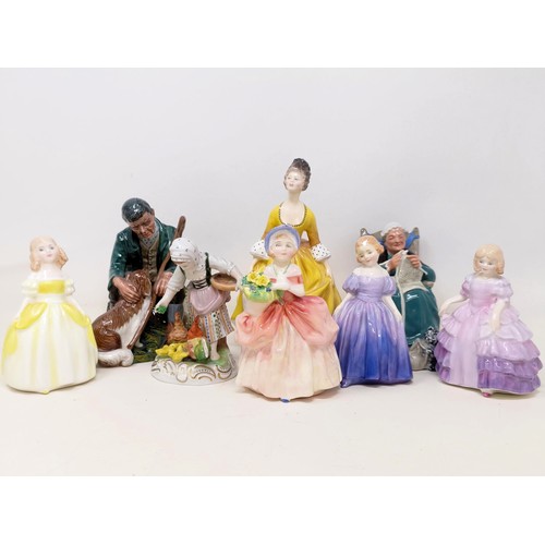 786 - ***Regretfully Withdrawn*** Assorted Royal Doulton figures, film photographs, and assorted postcards... 