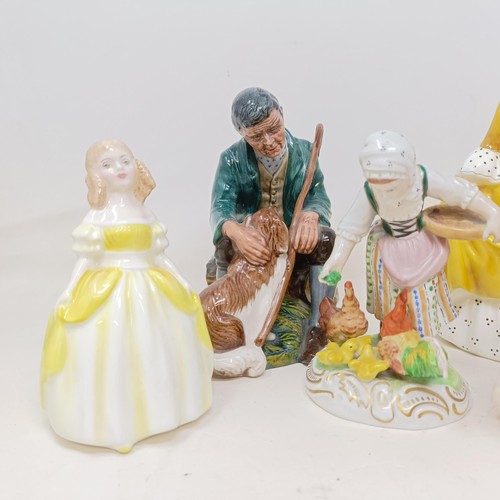 786 - ***Regretfully Withdrawn*** Assorted Royal Doulton figures, film photographs, and assorted postcards... 