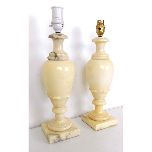 809 - A pair of marble lamp bases, a Royal Doulton Fairfax pattern part dinner service, assorted dinner wa... 