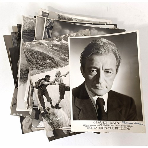 849 - Assorted black and white film stills