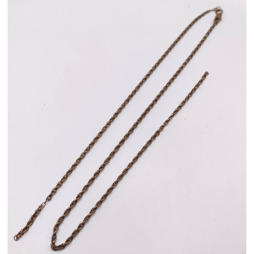 594 - A 9ct gold chain, 5.8 g