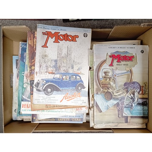 Assorted Motor magazines (box)Please see our terms and conditions in ...
