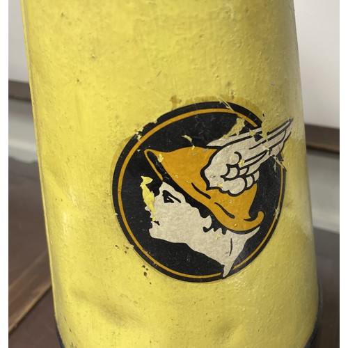 32 - A Germ Oils jug, 23.5 cm high, and another similar, re-painted, 42 cm highPlease see our terms and c... 