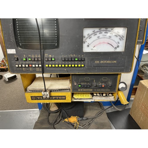 53 - A Crypton 335 Motorscope Diagnostic Centre, approx. 198 cm high (overall)Please see our terms and co... 