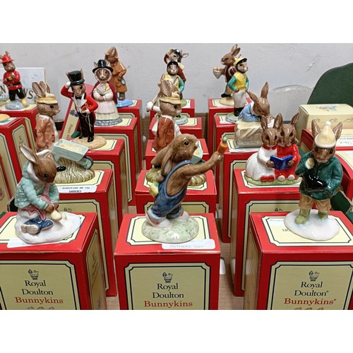 614 - Assorted Bunnykins figures, all boxed (15)