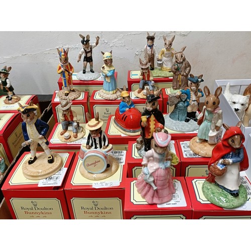616 - Assorted Royal Doulton Bunnykins figures, all boxed (15)