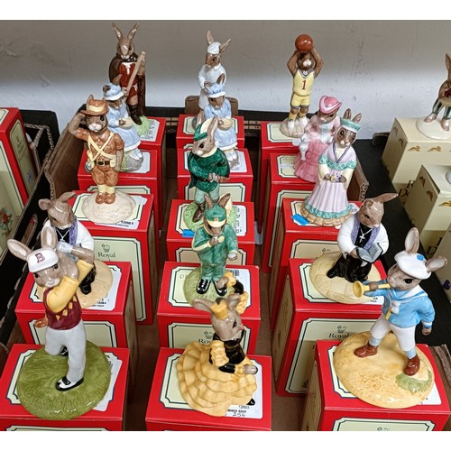 619 - Assorted Royal Doulton Bunnykins figures, all boxed (15)