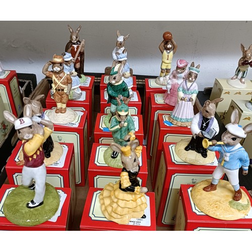 619 - Assorted Royal Doulton Bunnykins figures, all boxed (15)
