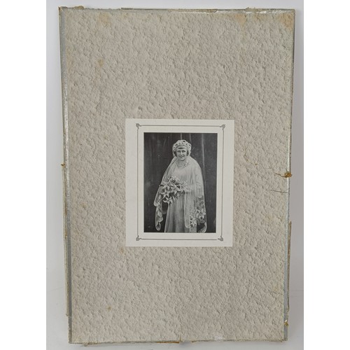 628 - A vintage wedding veil, in original box