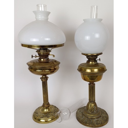 646 - An oil lamp, and another (2)