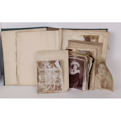 654 - An unusual early 20th century photograph/scrapbook, including various views of European countries