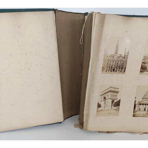 654 - An unusual early 20th century photograph/scrapbook, including various views of European countries