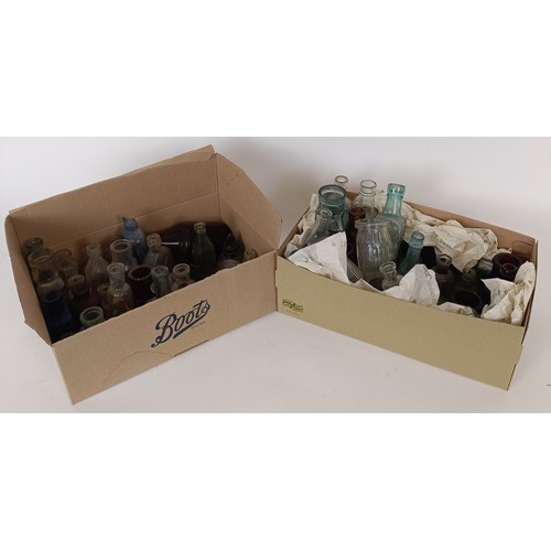 658 - Assorted vintage bottles (2 boxes)