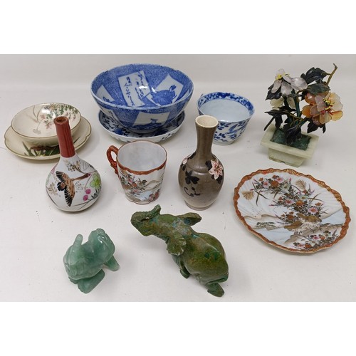 718 - Assorted Oriental items (box)