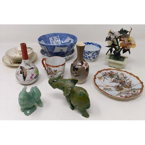 718 - Assorted Oriental items (box)