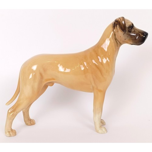 609 - A Beswick figure of a Great Dane, and assorted Beswick dog figures