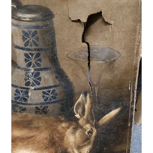 755 - 19th century, English school, dead game, 55 x 73 cm (unframed)