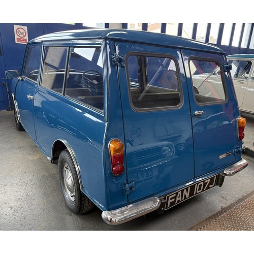20 - 1970 Mini Clubman EstateRegistration number FAN 107JChassis number XA2W-240625AEngine number 353E H9... 