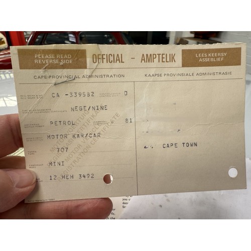 21 - 1981 Leyland Mini 1275ERegistration number CEY 191WChassis number 5016947Engine number 12HEH 3492Wit... 