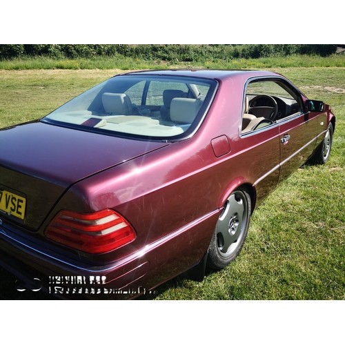 50 - 1997 Mercedes-Benz CL 420Registration number R657 VSEChassis number WDB1400632A381157Engine number M... 