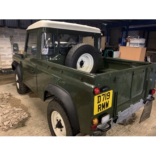 **estimate increased by owner**1986 Land Rover Defender 90Registration ...