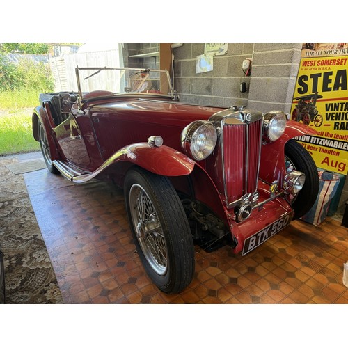 16 - 1947 MG TCRegistration number BTK 560Chassis number TX2058Engine number XPAE1370175From a deceased e... 