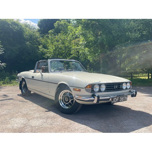 17 - 1975 Triumph StagRegistration number JDF 367NChassis number LF029428HEAEngine number LD35674AApprox.... 