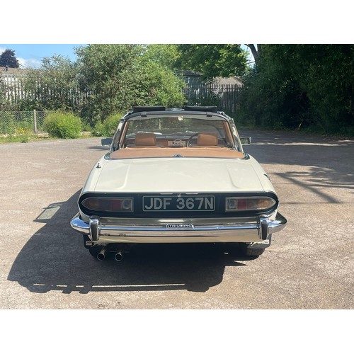 17 - 1975 Triumph StagRegistration number JDF 367NChassis number LF029428HEAEngine number LD35674AApprox.... 
