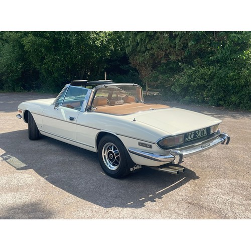 17 - 1975 Triumph StagRegistration number JDF 367NChassis number LF029428HEAEngine number LD35674AApprox.... 