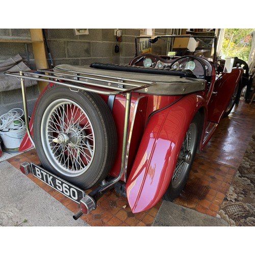16 - 1947 MG TCRegistration number BTK 560Chassis number TX2058Engine number XPAE1370175From a deceased e... 