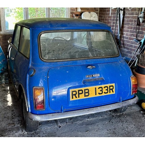 15 - 1977 Leyland Mini 850Being sold without reserveChassis number XK2S1-420029AEngine number 85H791.P.11... 