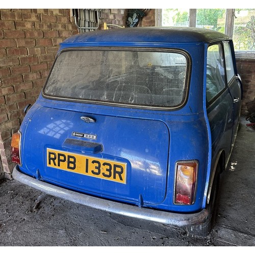 15 - 1977 Leyland Mini 850Being sold without reserveChassis number XK2S1-420029AEngine number 85H791.P.11... 